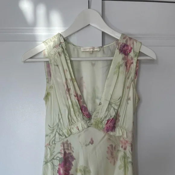 LoveShackFancy, Suniva Silk Charmeuse Dress - Picture 7 of 8